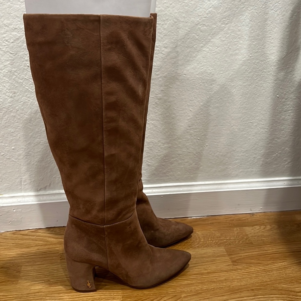 Sam Edelman Hiltin Boots, Praline Suede 6.5